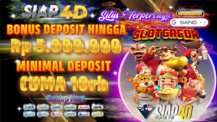 Tutorial Cara Deposit Dana di Siap4D Minimal Deposit Hanya 10 Ribu