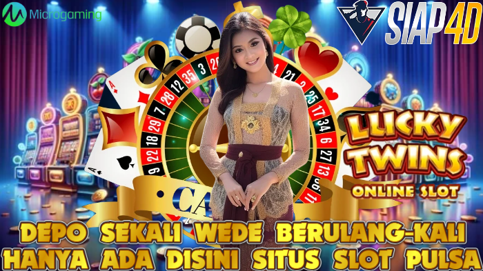 Depo Sekali Wede Berulang Kali Hanya Ada Disini Situs Slot Pulsa Bermain Lucky Twins